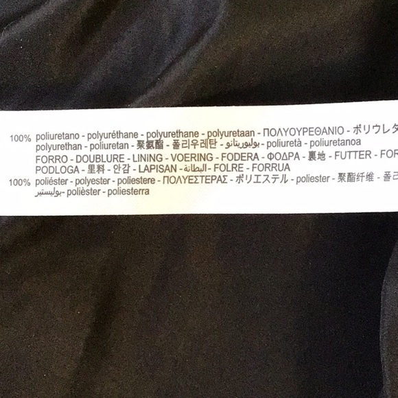 ZARA vegan leather khaki green cropped jacket/shacket Bloggers favorite - Picture 8 of 8